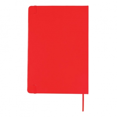 Logo trade reklaamkingi pilt: A5 märkmik & LED järjehoidja, punane