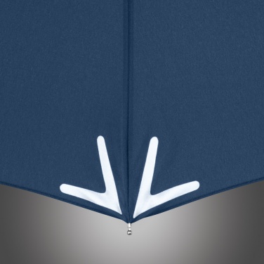 Logotrade ärikingituse foto: Helkuräärisega AC Safebrella® LED minivihmavari 5571, sinine