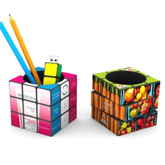 Logo trade reklaamkingi pilt: 3D Rubiku pliiatsitops