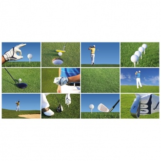 Logotrade ärikingituse foto: Golfipallide komplekt, valge