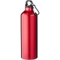 Oregon 770 ml Aluminium Trinkflasche mit Karabinerhaken, Rot