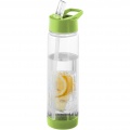 Tutti frutti 740 ml Tritan™ Sportflasche mit Infuser, Transparent / Limettengrün