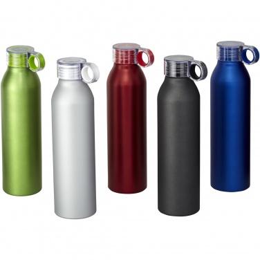 Logotrade werbemittel das Foto: Grom 650 ml Aluminium Sportflasche