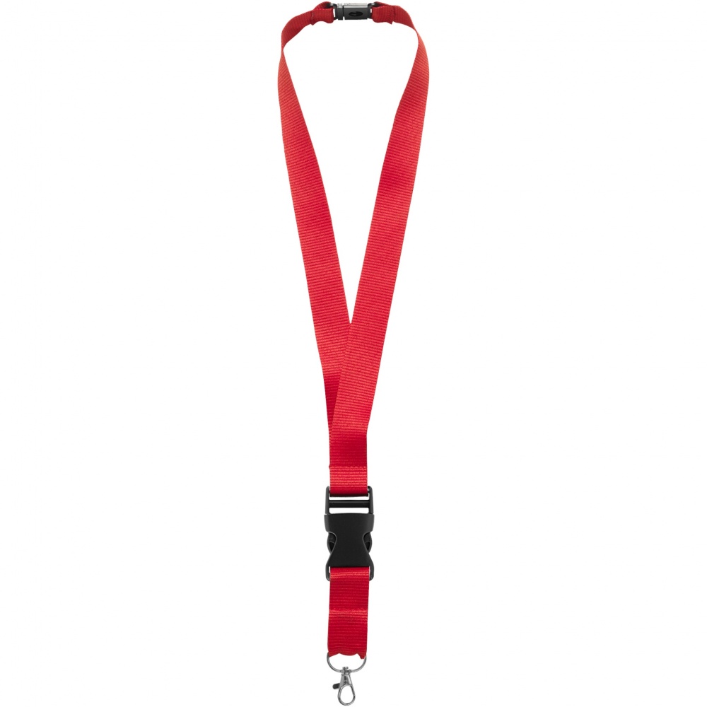 Logotrade Werbeartikel das Foto: Yogi Lanyard mit Sicherheitsverschluss