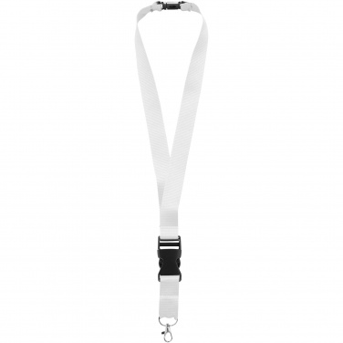 Logotrade Werbegeschenke das Foto: Yogi Lanyard mit Sicherheitsverschluss