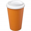 Americano® 350 ml Isolierbecher, Orange / Weiß