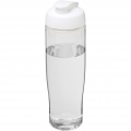 H2O Active® Tempo 700 ml Sportflasche mit Klappdeckel, Transparent / Weiß