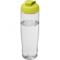 H2O Active® Tempo 700 ml Sportflasche mit Klappdeckel, Transparent / Limettengrün