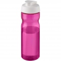 H2O Active® Base 650 ml Sportflasche mit Klappdeckel, Magenta / Weiß