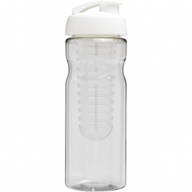 Logotrade Werbegeschenke das Foto: H2O Active® Base 650 ml Sportflasche mit Klappdeckel und Infusor