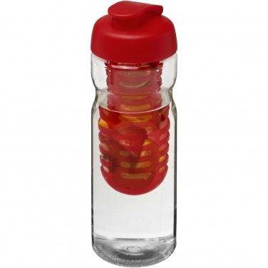 Logotrade Logogeschenke das Foto: H2O Active® Base 650 ml Sportflasche mit Klappdeckel und Infusor