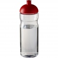 H2O Active® Base 650 ml Sportflasche mit Stülpdeckel, Transparent / Rot