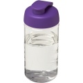 H2O Active® Bop 500 ml Sportflasche mit Klappdeckel, Transparent / Lila