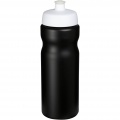 Baseline® Plus 650 ml Sportflasche, Einfarbig schwarz / weiß