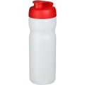 Baseline® Plus 650 ml Sportflasche mit Klappdeckel, Transparent / Rot