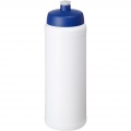 Baseline® Plus grip 750 ml Sportflasche mit Sportdeckel, Weiß / Blau