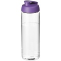 H2O Active® Vibe 850 ml Sportflasche mit Klappdeckel, Transparent / Lila