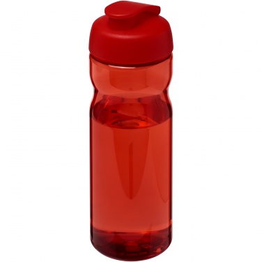 Logotrade Firmengeschenke das Foto: H2O Active® Eco Base 650 ml Sportflasche mit Klappdeckel