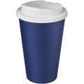 Americano® 350 ml Isolierbecher mit auslaufsicherem Schraubverschluss, Blau / Weiß