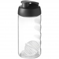 H2O Active® Bop 500 ml Shakerflasche, Durchgehend schwarz / Transparent