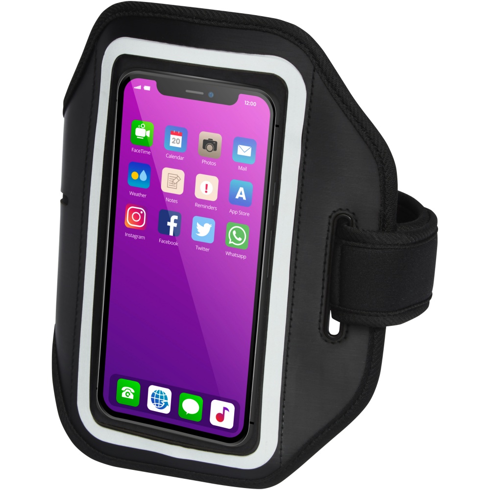 : Haile reflektierendes Smartphone Armband mit transparenter Abdeckung