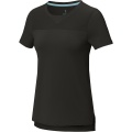 Borax Cool Fit T-Shirt aus recyceltem  GRS Material für Damen, Durchgehend schwarz