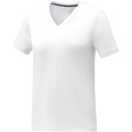 Somoto T-Shirt mit V-Ausschnitt für Damen, Weiß