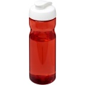 H2O Active® Base Tritan™ 650 ml Sportflasche mit Klappdeckel, Rot / Weiß