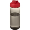 H2O Active® Octave Tritan™ 600-ml-Sportflasche mit Klappdeckel, Anthrazit / Rot