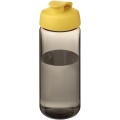 H2O Active® Octave Tritan™ 600-ml-Sportflasche mit Klappdeckel, Anthrazit / Gelb