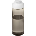 H2O Active® Octave Tritan™ 600-ml-Sportflasche mit Klappdeckel, Anthrazit / Weiß