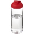 H2O Active® Octave Tritan™ 600-ml-Sportflasche mit Klappdeckel, Transparent klar / Rot