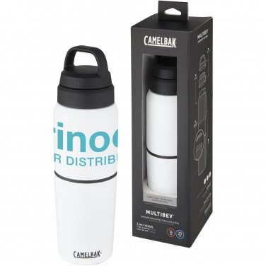 Logotrade Werbeartikel das Foto: CamelBak®  500 ml vakuumisolierte Edelstahlflasche und 350 ml Becher