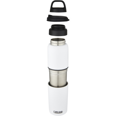 Logotrade Werbeartikel das Foto: CamelBak®  500 ml vakuumisolierte Edelstahlflasche und 350 ml Becher