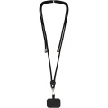 Kubi Smartphone Lanyard, Durchgehend schwarz