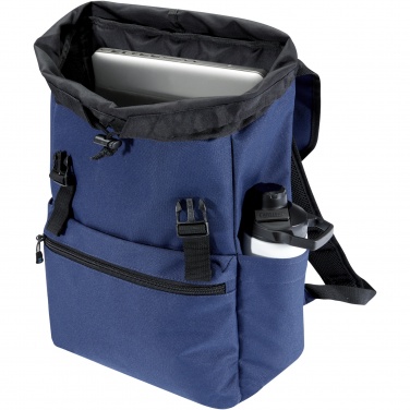 Logotrade Werbeartikel das Foto: REPREVE® Our Ocean™ 15" GRS RPET Laptoprucksack 19L