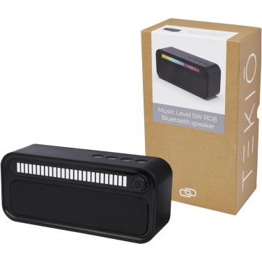 Logotrade Werbegeschenke das Foto: Music Level 5W RGB-Stimmungslicht Bluetooth® Lautsprecher