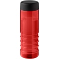 H2O Active® Eco Treble 750 ml Sportflasche mit Drehdeckel, Rot / Tiefschwarz