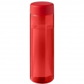 H2O Active® Eco Vibe 850 ml Wasserflasche mit Drehdeckel, Rot / Rot