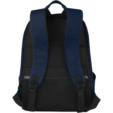 Logotrade Logogeschenke das Foto: Joey 15,6 Zoll Anti-Diebstahl Laptop Rucksack 18 L aus GRS-recyceltem Canvas