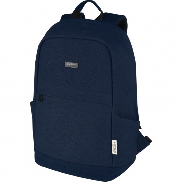 Logotrade Logogeschenke das Foto: Joey 15,6 Zoll Anti-Diebstahl Laptop Rucksack 18 L aus GRS-recyceltem Canvas