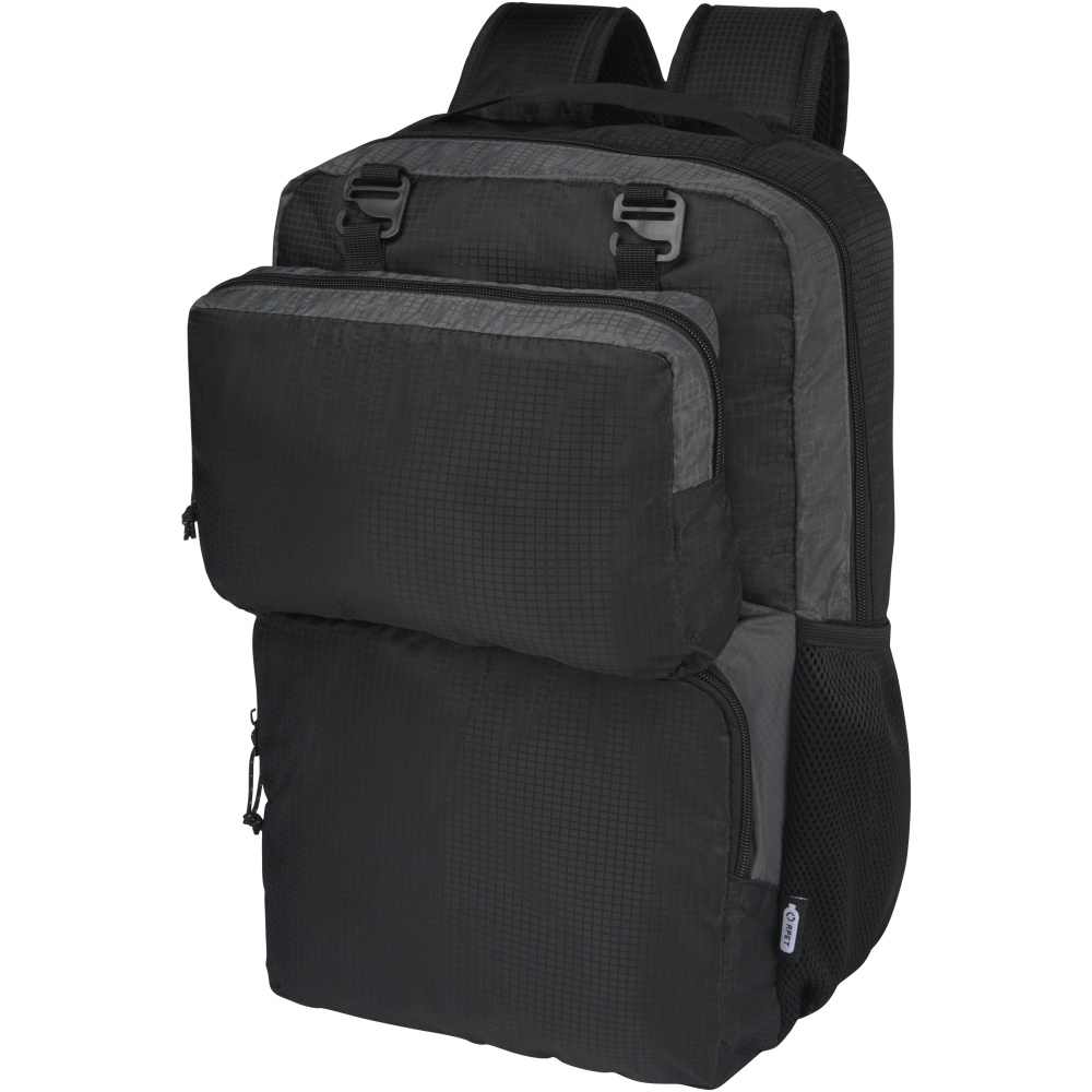 : Trailhead 15" GRS recycelter zweifarbiger Laptop-Rucksack 14 L