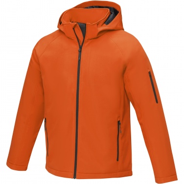 Logotrade Firmengeschenke das Foto: Notus wattierte Softshell Herrenjacke