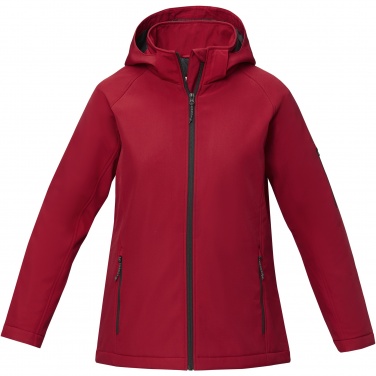 Logotrade Firmengeschenke das Foto: Notus wattierte Softshell Damenjacke