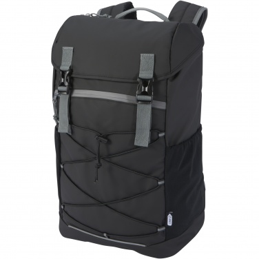 Logotrade Werbegeschenke das Foto: Aqua 15,6" GRS recycelter wasserabweisender Laptop-Rucksack 23 L