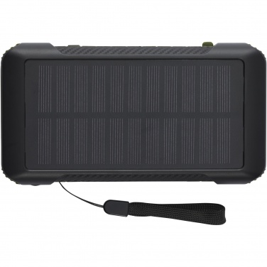 : Soldy 10.000 mAh Solardynamo-Powerbank aus recyceltem GRS Kunststoff 