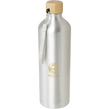 Logotrade Werbeartikel das Foto: Malpeza 1L RCS-zertifizierte Wasserflasche aus recyceltem Aluminium 