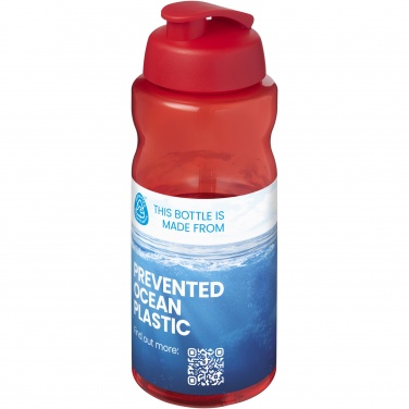 Logotrade Werbegeschenke das Foto: H2O Active® Eco Big Base 1L Sportflasche mit Klappdeckel 