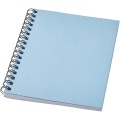 Desk-Mate® A6 farbiges Notizbuch mit Spiralbindung, Hellblau