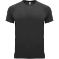 Bahrain Sport T-Shirt für Herren, Durchgehend schwarz